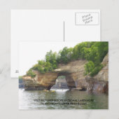 Bezoek de foto van Rocks National Lakeshore! Briefkaart (Voorkant / Achterkant)