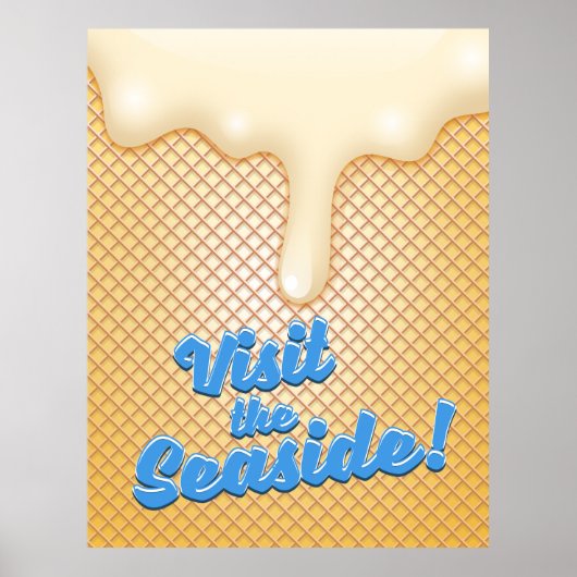 Bezoek de grond poster (Voorkant)