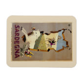 Bezoek de  Italiaanse reis Sardinië Magneet (Horizontaal)