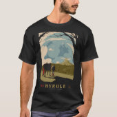 Bezoek de Klassieke T-Shirt van Hyrule (Voorkant)