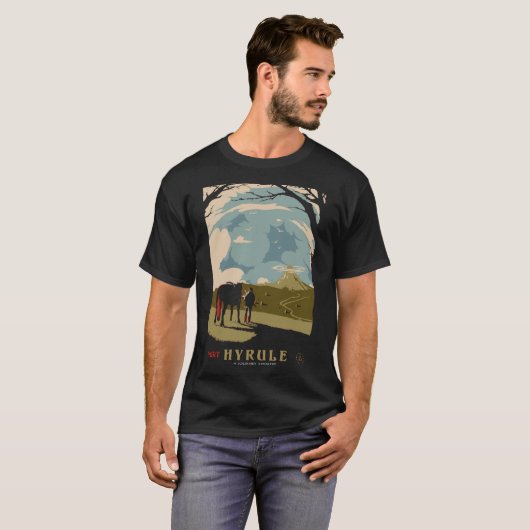 Bezoek de Klassieke T-Shirt van Hyrule (Voorkant volledig)