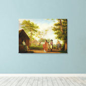 Bezoek de Landkreis Canvas Afdruk (Insitu (Houten vloer))