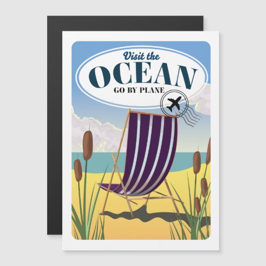 Bezoek de Oceaan "Ga met het vliegtuig" (Voorkant / Achterkant)
