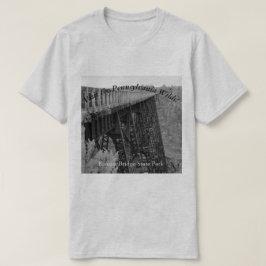 Bezoek de PA Wilds Souvenir Kinzua Bridge T-shirt