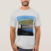 Bezoek de PA Wilds Souvenir Kinzua Dam T-shirt (Voorkant)