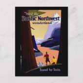 Bezoek de Pacific Northwest Briefkaart (Voorkant)