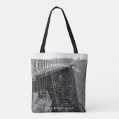 Bezoek de Pennsylvania Wilds Kinzua Skywalk Tote Bag (Achterkant)