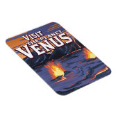 Bezoek de planeet Venus reisposter Magneet (Rechterzijde)