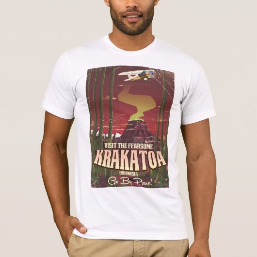 Bezoek de poster Fearsome Krakata Travel T-shirt (Voorkant)