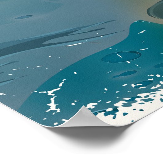 Bezoek de  sci-fi reisposter Moon Poster (Hoek)