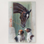 Bezoek de Stallen van Carl Reichert Legpuzzel (Verticaal)