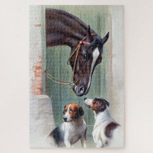 Bezoek de Stallen van Carl Reichert Legpuzzel