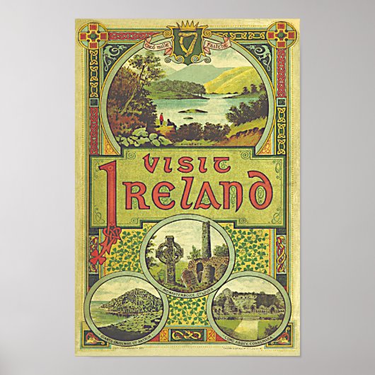 Bezoek de unieke reis van Ierland op jaarbasis Poster (Voorkant)