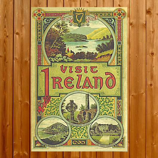Bezoek de unieke reis van Ierland op jaarbasis Poster