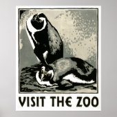Bezoek de Zoo - het Poster van WPA - (Voorkant)