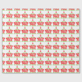 Bezoek de Zuidpool — Humor voor de feestdag Cadeaupapier (Vlak)