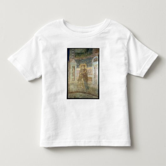 Bezoek, detail van het kapelinterieur kinder shirts (Voorkant)