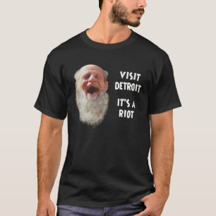 BEZOEK DETROIT HET IS EEN RELLETJE T-SHIRT
