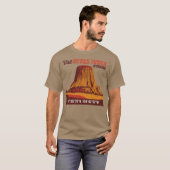 Bezoek Devils Tower Grappig T-shirt (Voorkant volledig)