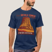 Bezoek Devils Tower Grappig T-shirt (Voorkant)