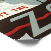 Bezoek  dierentuin poster (Hoek)