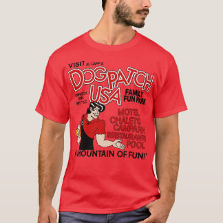 Bezoek Dogpatch USA Defunct Amusement Park T-shirt