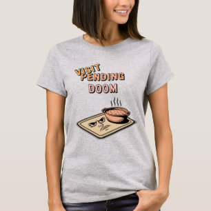 Bezoek dreigend onheil Grappige humor over schoo T-shirt