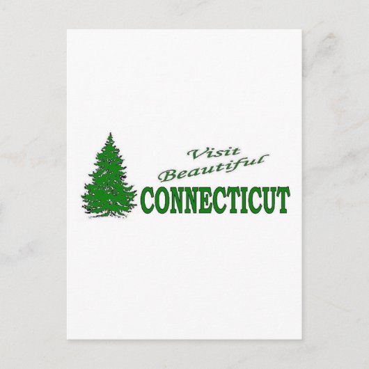 Bezoek een prachtige Connecticut Briefkaart (Voorkant)
