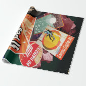 Bezoek eerste exoplaneet gevonden buiten zonnestel cadeaupapier (Uitgerold)