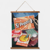 Bezoek eerste exoplaneet gevonden buiten zonnestel hangend wandkleed (Voorkant)