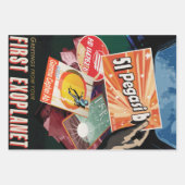 Bezoek eerste exoplaneet gevonden buiten zonnestel inpakpapier vel (Voorkant 2)