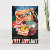 Bezoek eerste exoplaneet gevonden buiten zonnestel kaart (Voorkant)