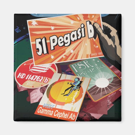 Bezoek eerste exoplaneet gevonden buiten zonnestel magneet (Voorkant)