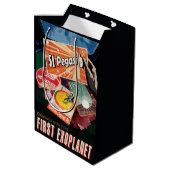 Bezoek eerste exoplaneet gevonden buiten zonnestel medium cadeauzakje (Achterkant Gekanteld)