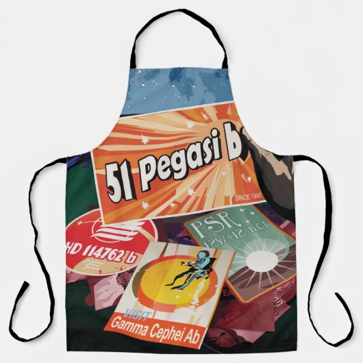 Bezoek eerste exoplaneet gevonden buiten zonnestel schort (Voorkant)