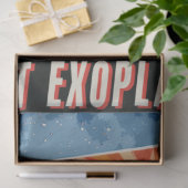 Bezoek eerste exoplaneet gevonden buiten zonnestel tissuepapier (Geschenk)