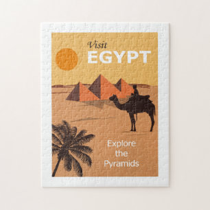 Bezoek Egypte-reisposter Legpuzzel