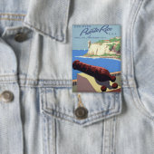 Bezoek El Morro Fort, Puerto Rico, Oud San Juan Button (Insitu)