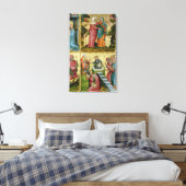 Bezoek en geschil met artsen canvas afdruk (Insitu (Slaapkamer))