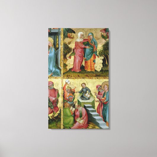 Bezoek en geschil met artsen canvas afdruk (Voorkant)
