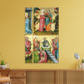 Bezoek en geschil met artsen canvas afdruk (Insitu (Woonkamer))