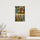 Bezoek en geschil met artsen poster (Keuken)