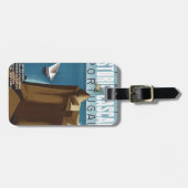 Bezoek Estoril Cascais Portugal Bagagelabel (Voorkant horizontaal)