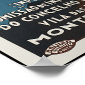 Bezoek Estoril-Cascais Portugal Poster (Hoek)