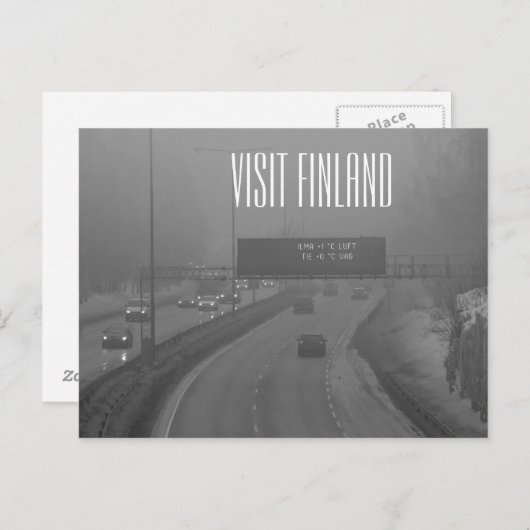Bezoek Finland briefkaart (Voorkant / Achterkant)