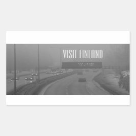 Bezoek Finse sticker