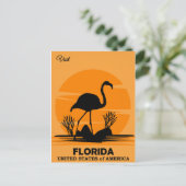 Bezoek Florida, reisposter, Briefkaart (Staand voorkant)