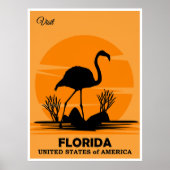 Bezoek Florida, reisposter, Poster (Voorkant)