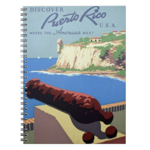 Bezoek Fort El Morro, Puerto Rico, Oud San Juan Notitieboek