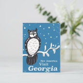Bezoek Georgia USA  poster Briefkaart (Staand voorkant)